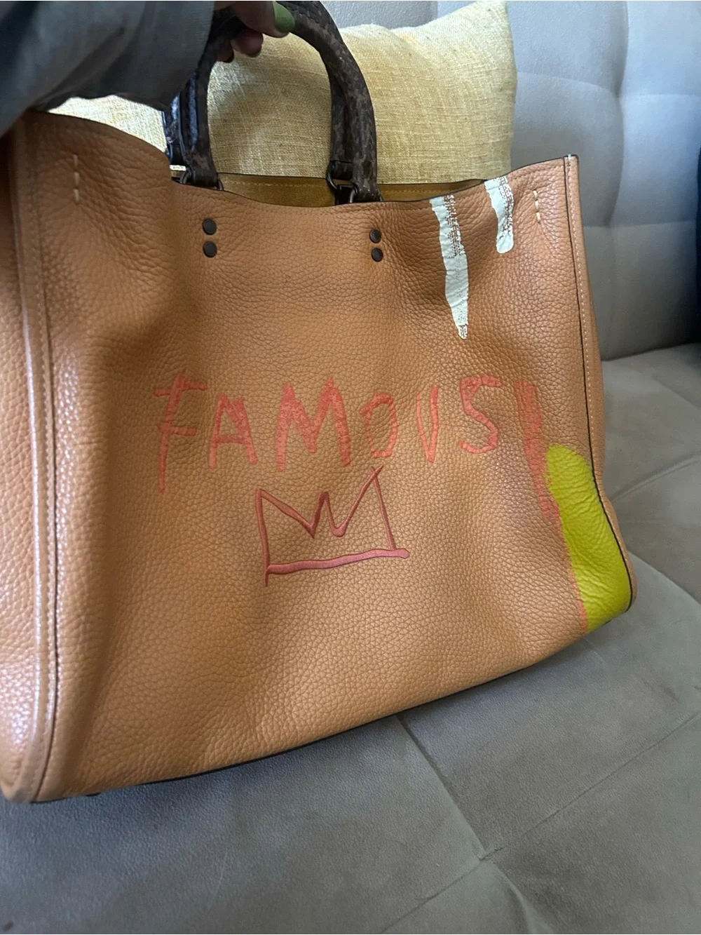 RARE Coach X Jean Michel Basquiat Rogue 39 Snakeskin 6884